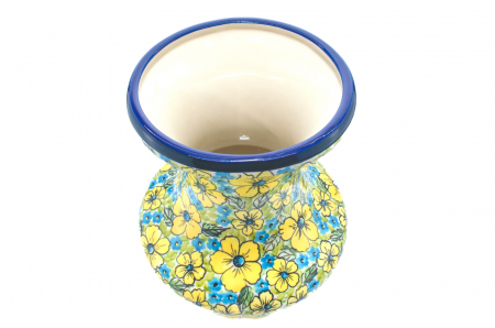 Vaza ceramica, decorativa, Colorfull Mosaic , smaltuita, impermeabila, pictata manual, inaltime 28,5 cm [2]