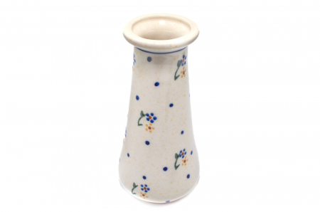 Vaze - Vaza decorativa Little Flowers ceramica smaltuita, impermeabila, pictata manual, 13,7 cm