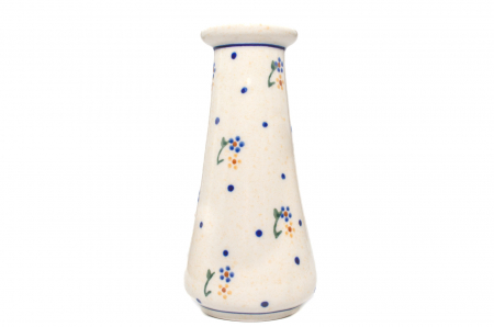 Vaza decorativa Little Flowers ceramica smaltuita, impermeabila, pictata manual, 13,7 cm [4]