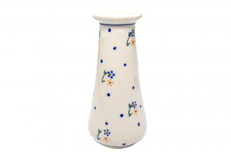 Vaza decorativa Little Flowers ceramica smaltuita, impermeabila, pictata manual, 13,7 cm [2]