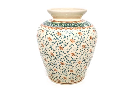 Vaze - Vaza decorativa Garden in the Wind, ceramica smaltuita, impermeabila, pictata manual, 19,7 cm