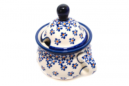 Zaharnita ceramica Blue Field ceramica smaltuita, pictata manual, 350 ml [6]