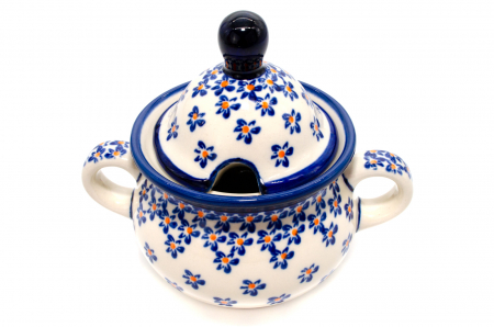 Zaharnita ceramica Blue Field ceramica smaltuita, pictata manual, 350 ml [5]