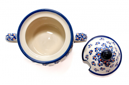 Zaharnita ceramica Blue Field ceramica smaltuita, pictata manual, 350 ml [8]