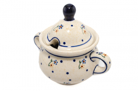 Zaharnita ceramica Little Flowers ceramica smaltuita, pictata manual, 350 ml [1]