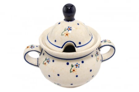 Zaharnita ceramica Little Flowers ceramica smaltuita, pictata manual, 350 ml [2]