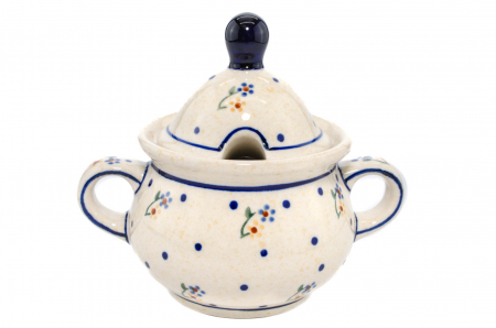 Zaharnita ceramica Little Flowers ceramica smaltuita, pictata manual, 350 ml [0]