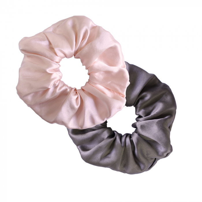 Accesoriu par SHI-NI HAIR din matase naturala Mulberry, Pink [10]