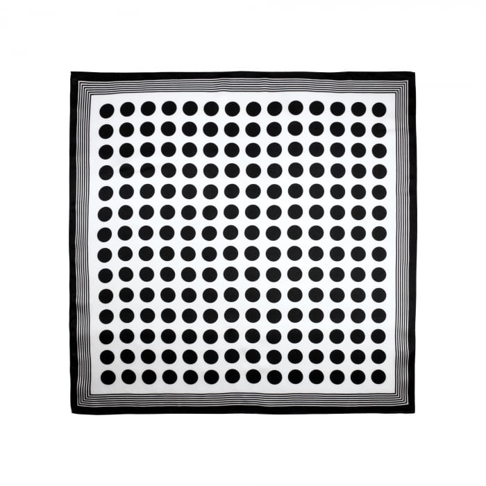 Eșarfă carré 53 cm / 53 cm, mătase naturală Mulberry Charmeuse – eșarfă elegantă de lux [2]