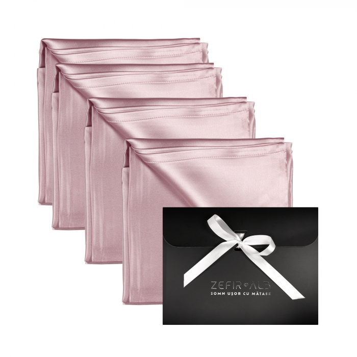 Set 4 fețe de pernă din mătase naturală Mulberry [1]