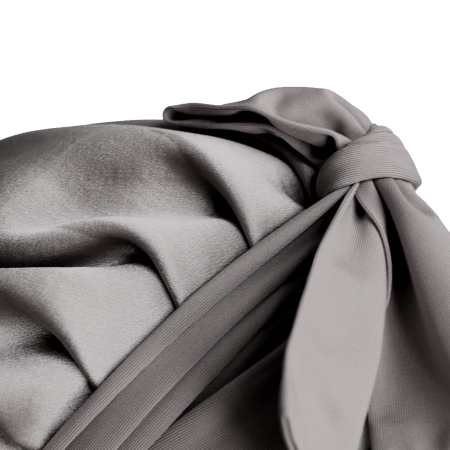 Bonetă din mătase Mulberry Steel – Zefir Alb [6]