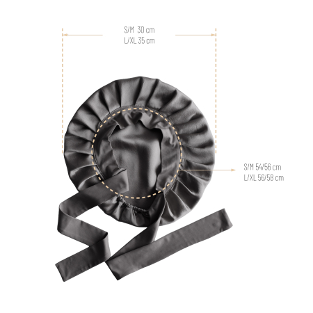 Bonetă din mătase Mulberry Steel – Zefir Alb [7]