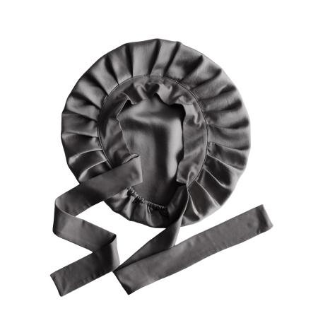 Bonetă din mătase Mulberry Steel – Zefir Alb