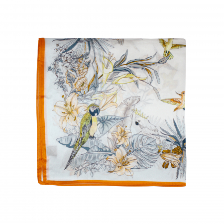 Eșarfă carré 53 cm / 53 cm, mătase naturală Mulberry Charmeuse – eșarfă elegantă de lux [3]