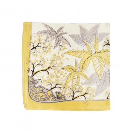 Eșarfă carré 53 cm / 53 cm, mătase naturală Mulberry Charmeuse – eșarfă elegantă de lux [3]