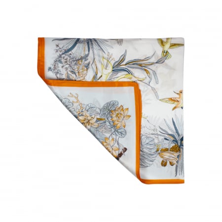 Eșarfă carré 53 cm / 53 cm, mătase naturală Mulberry Charmeuse – eșarfă elegantă de lux