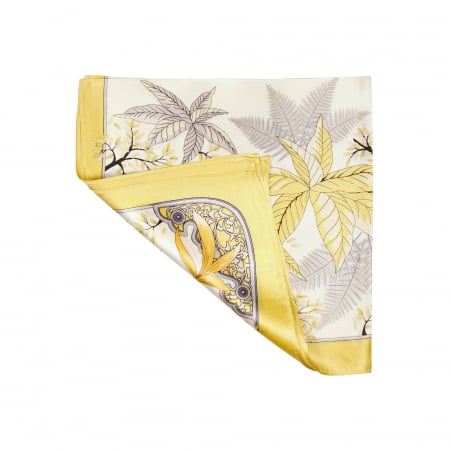 Eșarfă carré 53 cm / 53 cm, mătase naturală Mulberry Charmeuse – eșarfă elegantă de lux