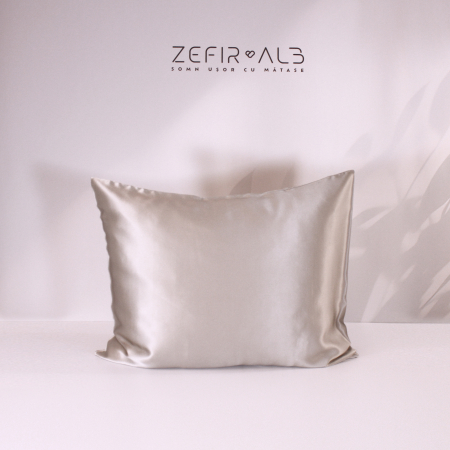 Fata perna matase naturala mulberry, 22 MM, 6A [2]