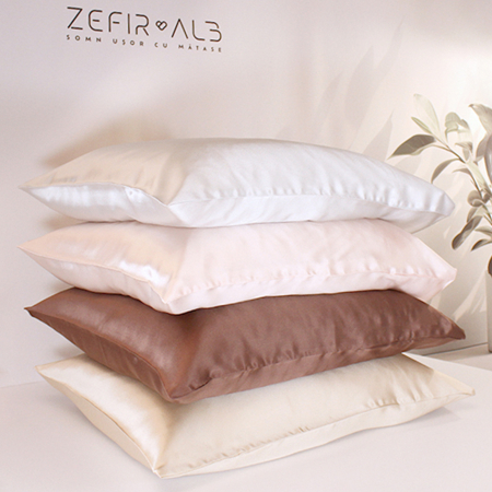 Fata perna matase naturala mulberry, 22 MM, 6A [8]