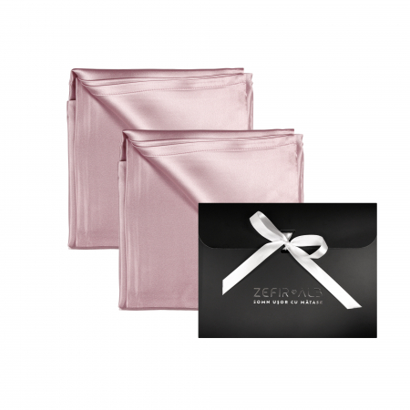 Set doua fete de perna din matase naturala mulberry