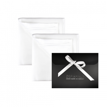 Set doua fete de perna din matase naturala mulberry