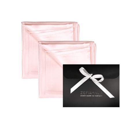 Set doua fete de perna din matase naturala mulberry