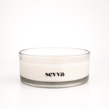 Lumânare Sevva Elegant mare din soia în vas de sticlă [1]