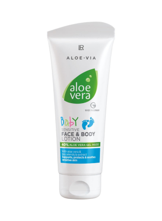 Aloe Via Baby Cremă delicată pentru faţă şi corp