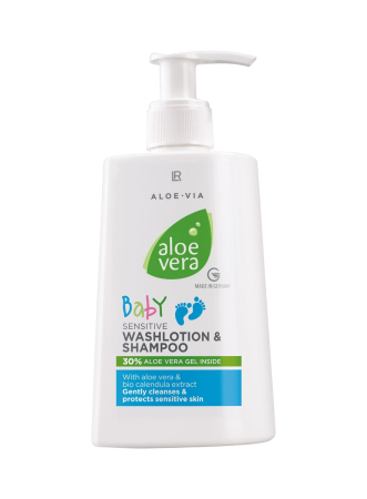 Aloe Via Baby Şampon delicat pentru păr şi corp