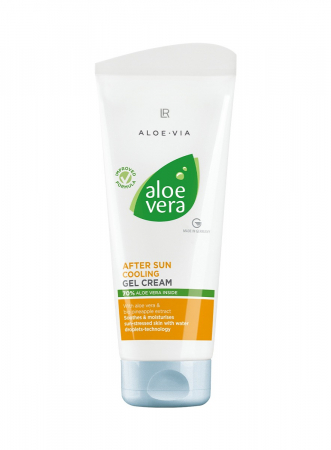Protecție Solară - Aloe Via Cremă-gel de protecţie după plajă