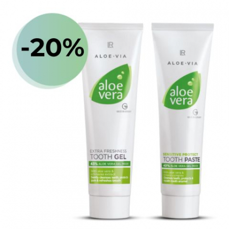 Îngrijire Dentară - LR Aloe Via Set dublu îngrijire dentară liberă alegere