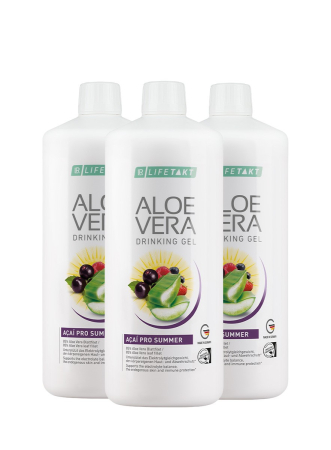 Geluri de băut Aloe Vera - LR LIFETAKT – Set 3 Geluri de băut Aloe Vera Acai Pro