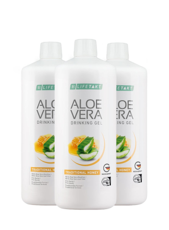 LR LIFETAKT – Set 3 Geluri de băut Aloe Vera cu Miere
