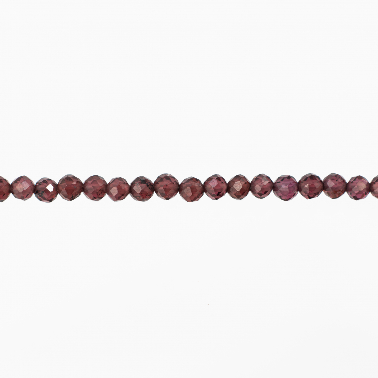 Bratara argint piatra semipretioasa granat 2,5 mm lungime 18-21 cm [2]