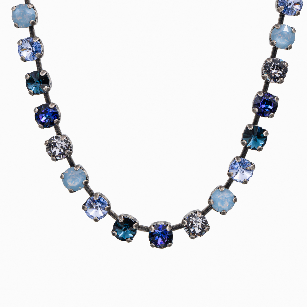 Bratara cristale Austria, mix culori crystal, black diamond, pacific opal, light sapphire [2]