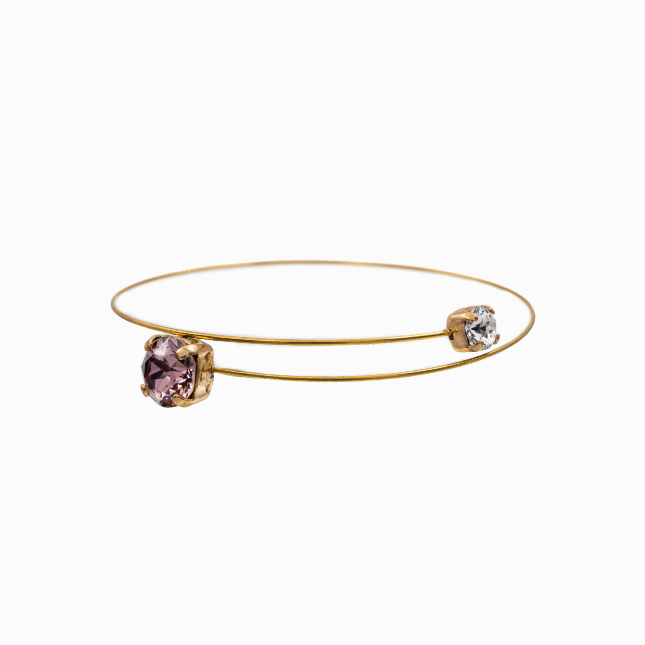 Bratara cristale SW Austria antique pink, crystal clear [1]