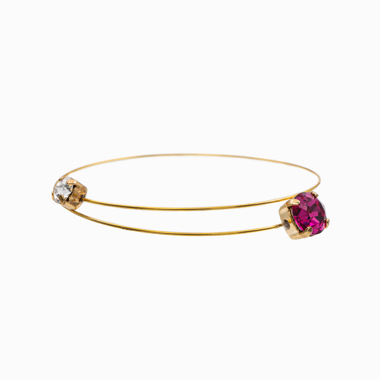 Bratara cristale SW Austria fuchsia, crystal clear [1]