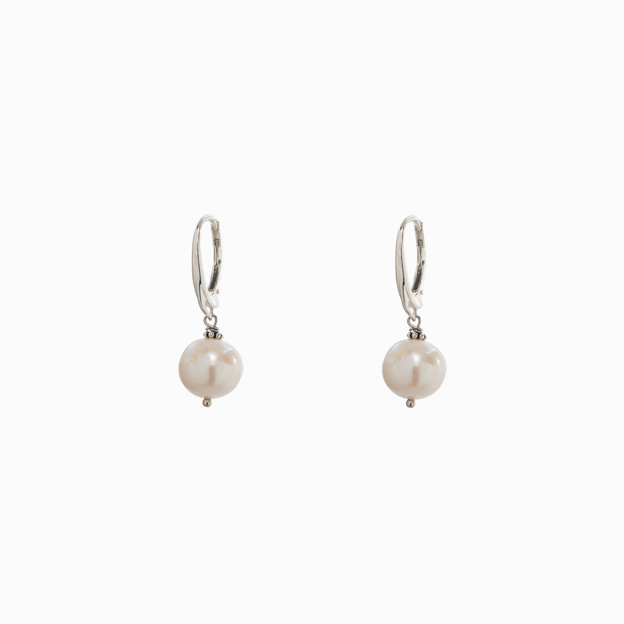 Cercei argint perla de cultura de 4 mm [1]