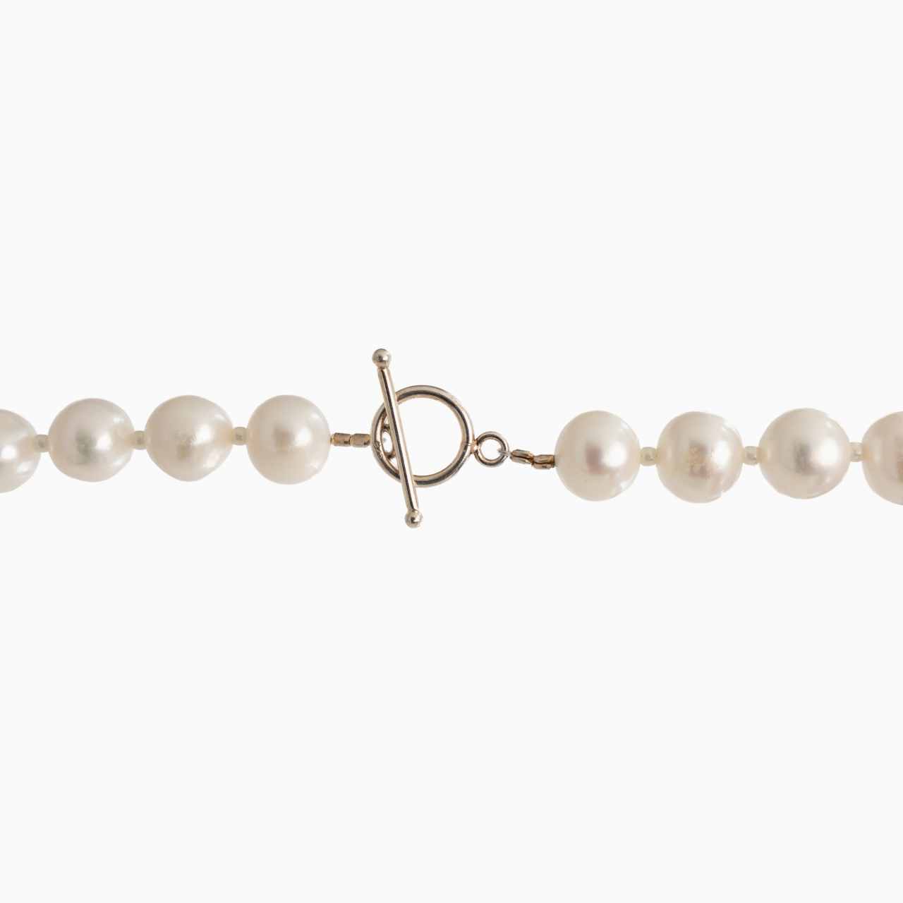 Colier argint perle de cultura 10 mm lungime 46 cm [2]