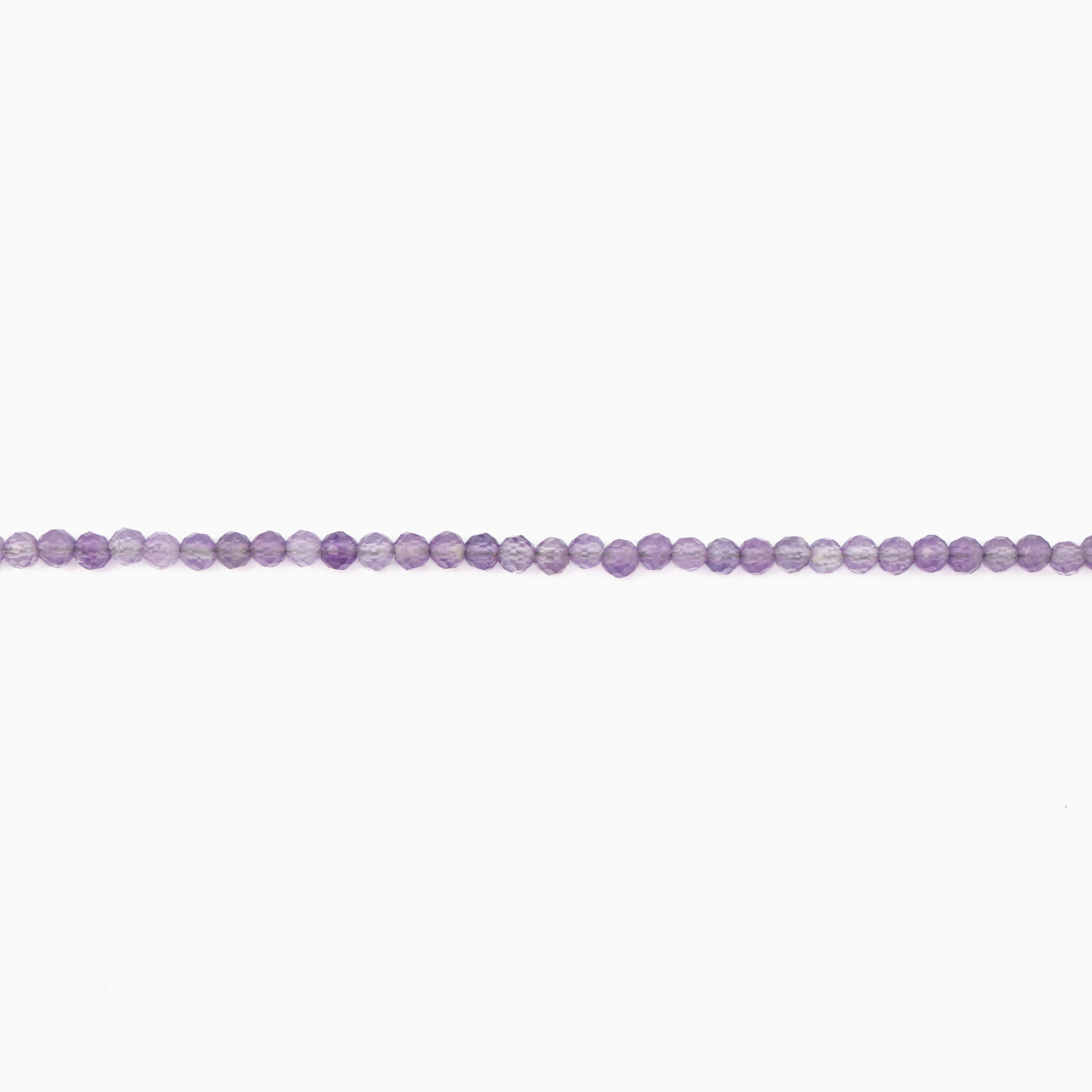 Colier argint pietre semipretioase microfatetate ametist de 2 mm  lungime 42 cm [2]