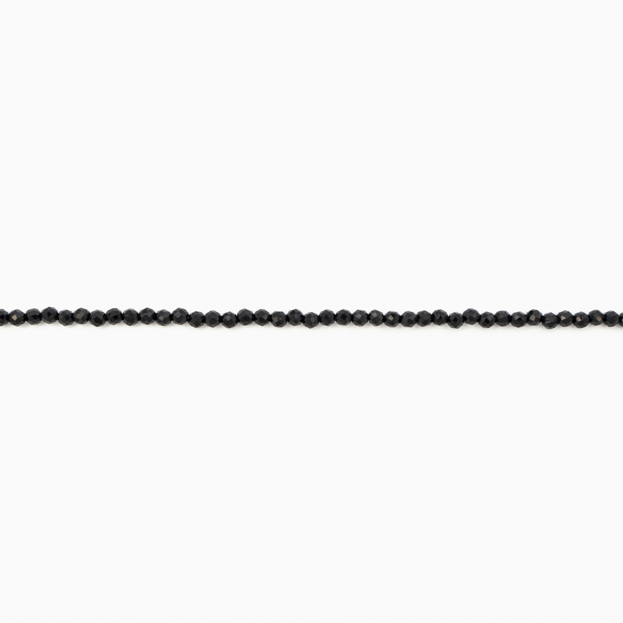 Colier argint pietre semipretioase microfatetate spinel  de 3 mm  lungime 42 cm [2]