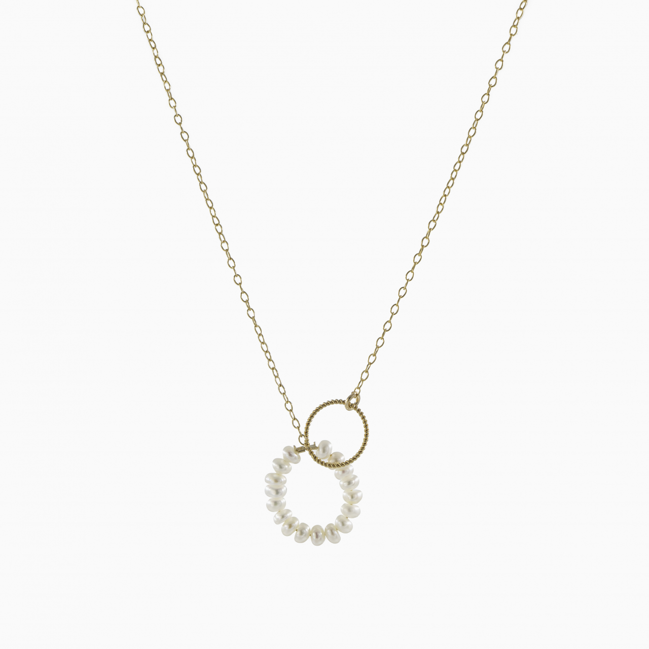 Colier cerc 1,5 cm perla de cultura [1]