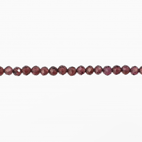 Bratara argint piatra semipretioasa granat 2,5 mm lungime 18-21 cm [1]