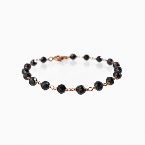 Bratari dama - Bratara argint pietre semipretioase microfatetate spinel 4 mm  lungime 16-18 cm