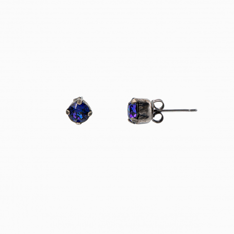 Colectia Crystals - Cercei cu surub Crystal Heliotrope 6 mm
