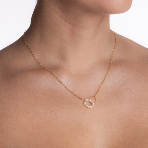 Colier cerc 1,5 cm perla de cultura [2]