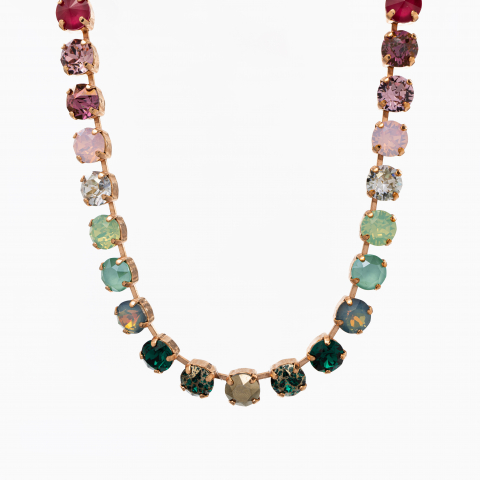 Colectia Crystals - Colier cristale Austria multicolore diametrul 8 mm