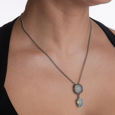 Colier cristale Austria pacific opal [2]