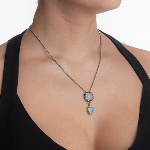 Colier cristale Austria pacific opal [3]