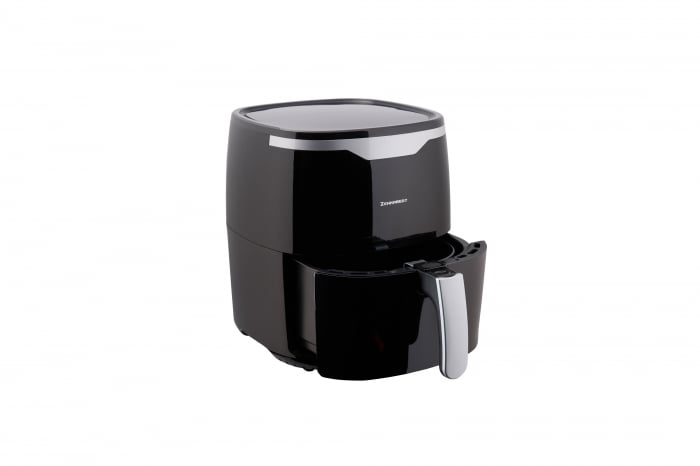 Friteuza cu aer cald Zenkabeat Air Fryer Smart Heating, 1400W, 8 programe gatire, capacitate 4.5L, temperatura ajustabila 80-200°C, timer 60 minute, pot detasabil, display digital, Negru [2]